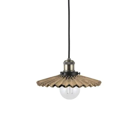 Non Perdere Globen Lighting Lampada a sospensione COBBLER, marrone, Ø 25 cm
