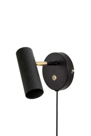 Compra Adesso Globen Lighting applique Hubble, nera