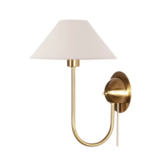 Economico Globen Lighting applique IRIS, color crema, altezza 32 cm