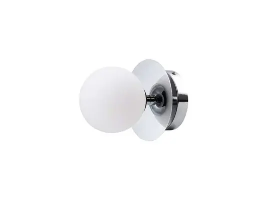 Popolare Globen Lighting applique ART DECO, cromata/bianca Ø 16 cm IP44