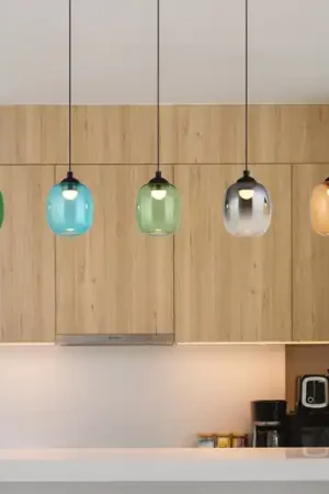 Prezzo Conveniente Lampada LED a sospensione a sospensione Minara, a 5 luci, lunghezza 102 cm,
