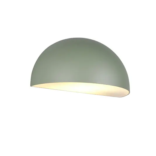 Non Perdere Applique da esterno MAAS, verde, larghezza 27 cm, metallo, IP44