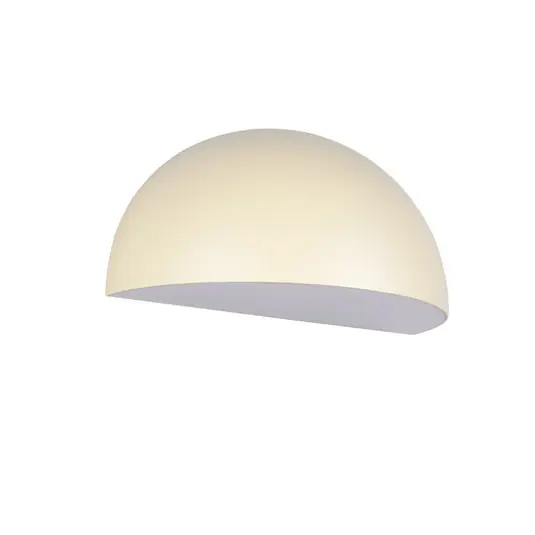 Applique da esterno MAAS, color crema, larghezza 27 cm, metallo, IP44 Compra Adesso