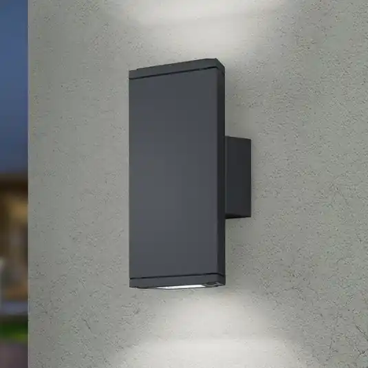 Appliance da esterni LED COLORADO antracite Altezza 20 cm Metallo IP54 Ultime Pezzi