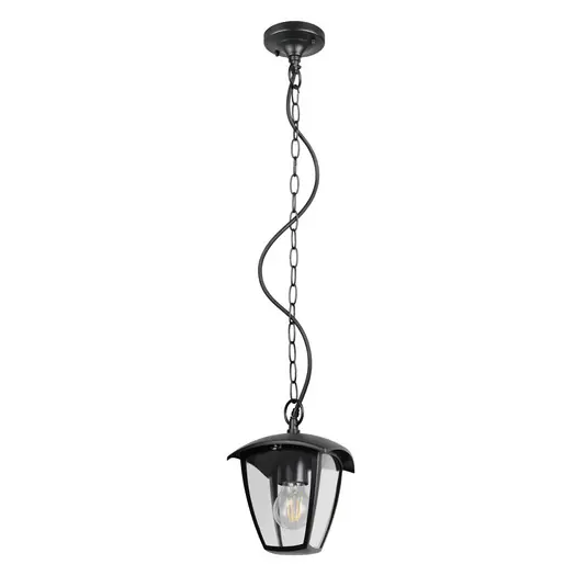 Nuova Collezione Lampada a sospensione da esterno VENTA, nera, 17 x 17 cm, metallo, IP44