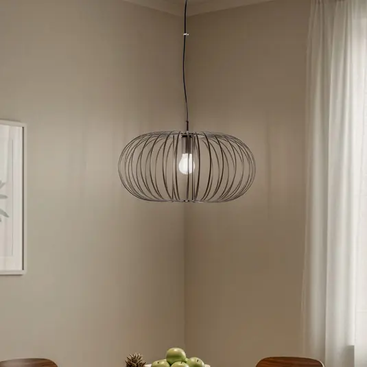 Lampada a sospensione Globe, color caffè, Ø 51 cm, metallo, a 1 luce, E27 Ultimissimo Modello
