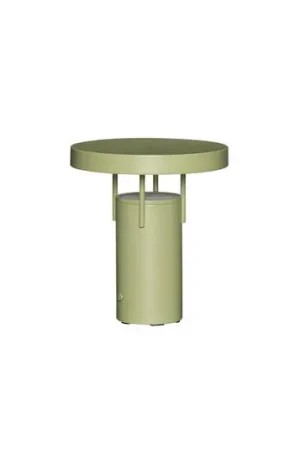 HÜBSCH Lampada da tavolo a LED ricaricabile BringMe Mini, verde, altezza 20 cm Prezzo Basso