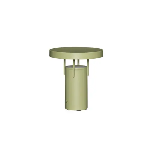 HÜBSCH Lampada da tavolo a LED ricaricabile BringMe Mini, verde, altezza 20 cm Prezzo Basso