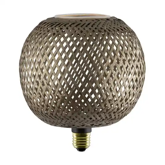 Segula LED Floating Bambù bronzo G180 E27 5W dimmerabile 2.200 K dimmerabile Ultima Occasione