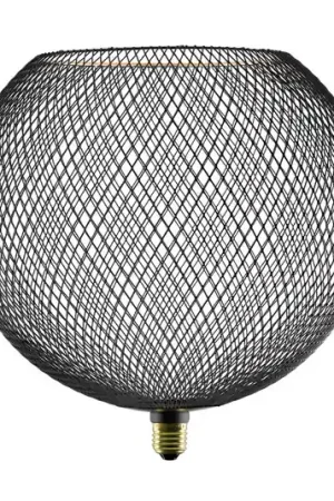 Spedizione Espresso SEGULA LED Floating Cage nero G300 E27 5W 2.200 K dimmerabile