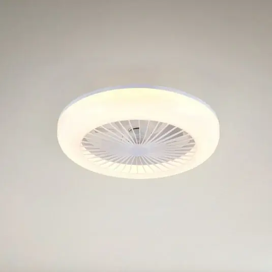 Compra Oggi Stesso Ventilatore LED Mora, CC, silenzioso, Ø 45 cm, CCT, telecomando