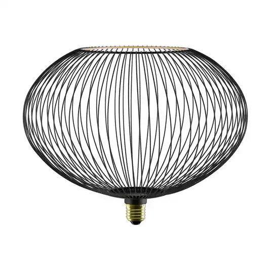 Segula LED Floating Filo nero Oval300 E27 6W dimmerabile 2.200 K Saldi