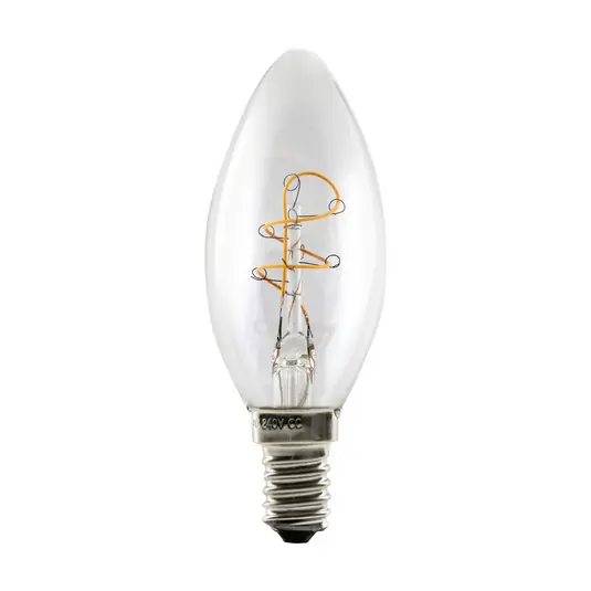 Prezzo Di Fabbrica SEGULA LED Elegant Line E14 3W Candela 2.700 K Filamento dimmerabile