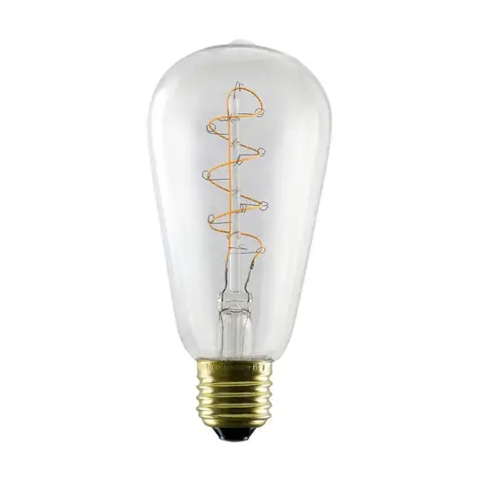 SEGULA LED Elegant Line E27 5W Rustika 2.200 K Filamento dimmerabile Occasione Imperdibile