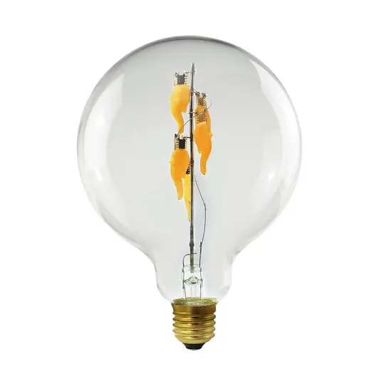 Segula LED Fire Flame Line E27 1W G125 trasparente sospesa 1800K Prezzo Scontato