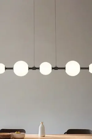 Acquista Ora Lucande Lampada LED a sospensione Tanira, nero/bianco, 140 cm, dimmerabile