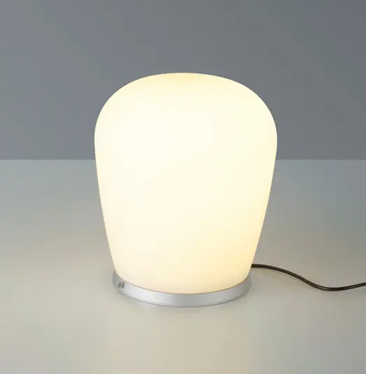 Lampada LED da tavolo Cara di Bopp, colore alluminio, Ø 18 cm, vetro Prezzo Scontato