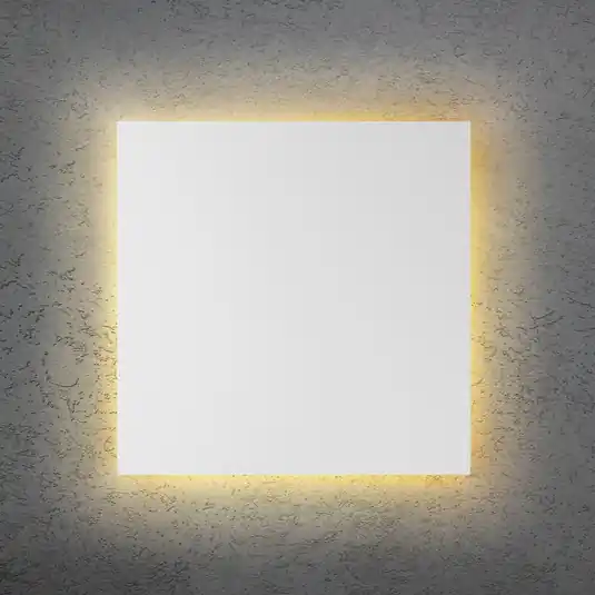 Applique a LED BLADE Q, bianca, 44 x 44 cm, metallo, dimmerabile Compra Adesso