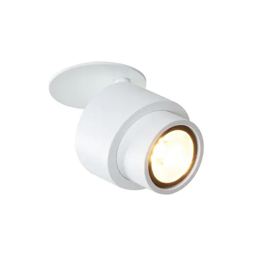 Faretto LED da incasso BRUSH, bianco, Ø 7 cm, metallo, dimmerabile, 2.700 K Promozione Esclusiva