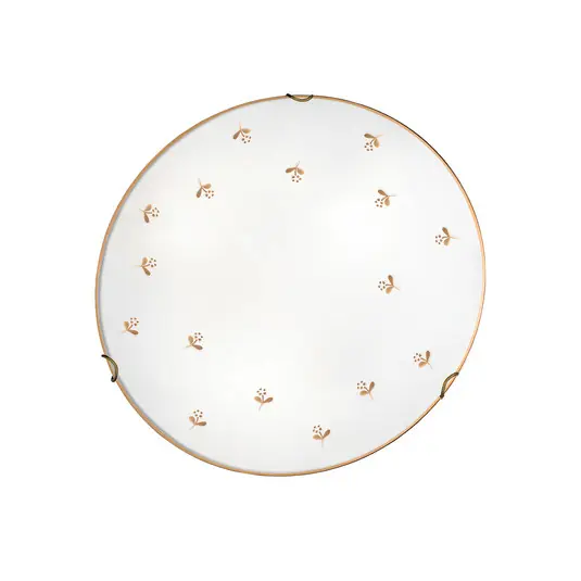 Miglior Prezzo Kolarz applique Nonna, Ø 40 cm, fiore color oro, vetro