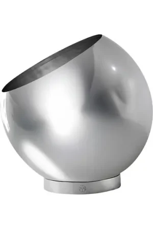 AYTM Vaso da fiori Globe, Ø 17 cm, argento, acciaio inossidabile Compra Adesso