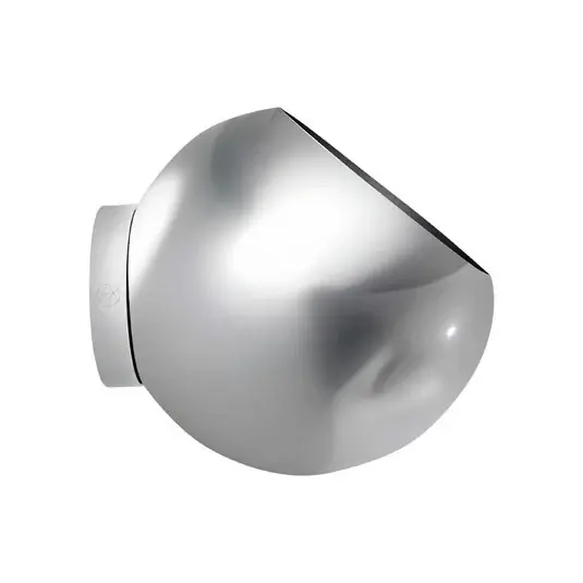 AYTM Vaso da parete Globe, Ø 17 cm, argento, acciaio inossidabile Vendita Finale