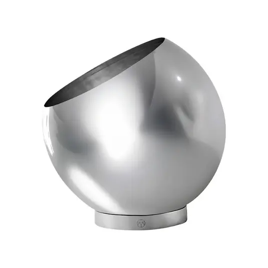 Prezzo Basso AYTM Vaso da fiori Globe, Ø 21 cm, argento, acciaio inossidabile