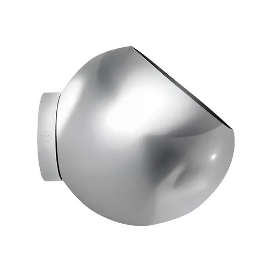 AYTM Vaso da parete Globe, Ø 21 cm, argento, acciaio inossidabile Pagamento Sicuro