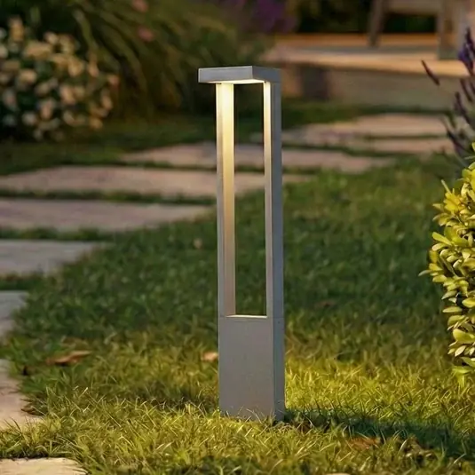 Prezzo Ridotto Lampione a LED Lindby Lonete, grigio pietra, altezza 65 cm, IP65