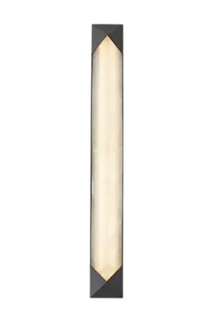 Quantità Limitata Applique a LED CAESAR, bronzo, altezza 64 cm, metallo/alabastro