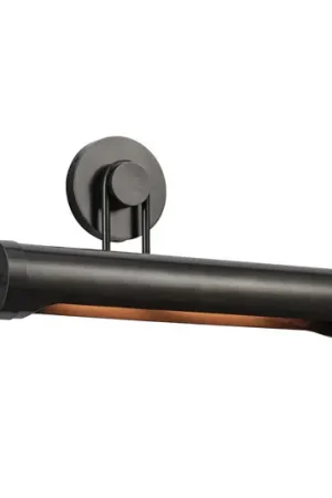 Applique WYNWOOD, bronzo, larghezza 51 cm, metallo, 2 x E27 Offerta Del Giorno
