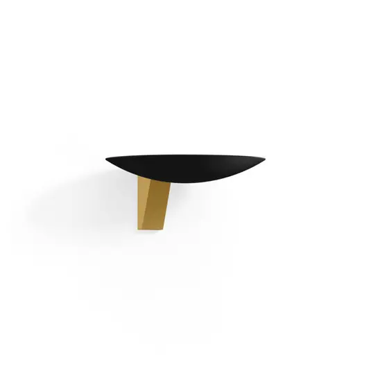 Ultima Occasione WEVER & DUCRÉ Applique a LED Scava 1.0 nero/oro 2700 K