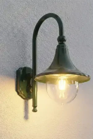 Applique da esterno Lindby Daphne, verde, metallo, E27, IP44 Direttamente Dal Produttore