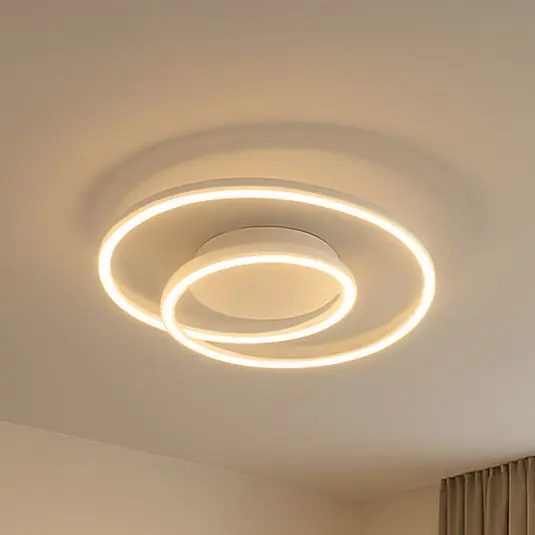 Plafoniera LED HOLY, sabbia, Ø 49 cm, telecomando, CCT, dimmerabile Promozione