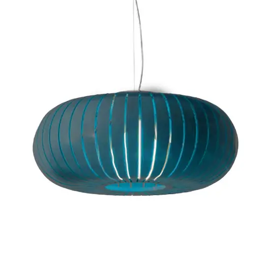 Lampada a sospensione Kartell Teresa, petrolio, Ø 50 cm, E27-LED Ultime Pezzi