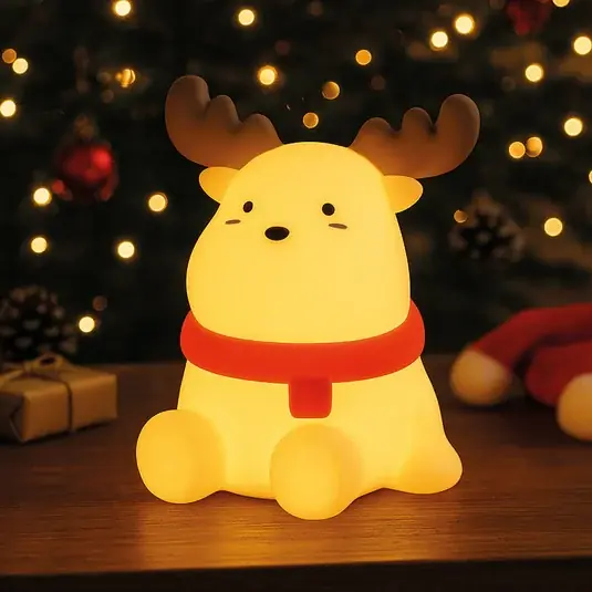 Compra Online Lampada a LED ricaricabile Micha, colore beige, altezza 15 cm, silicone
