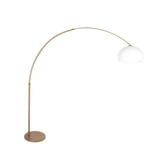Promozione Lampada da terra ad arco Sparkled Light bronzo/bianco 240 cm plastica