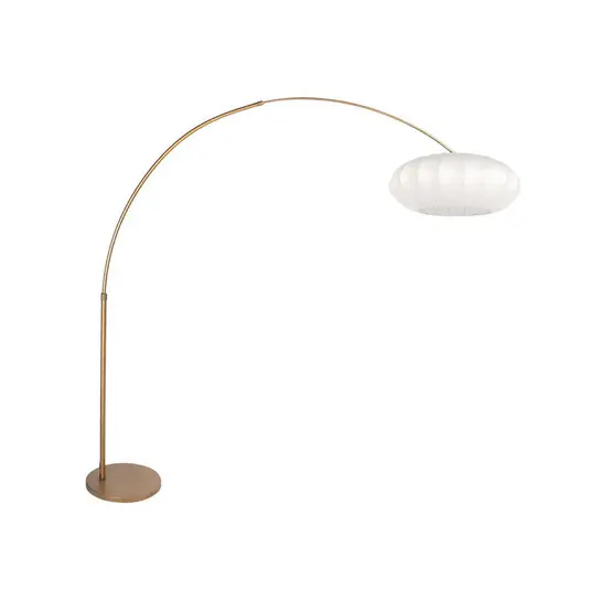 Lampada da terra ad arco Sparkled Light bronzo/bianco, 240 cm, seta Compra Oggi Stesso