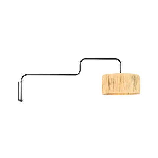 Novità Applique Bloeba, nero/marrone, sporgenza 140 cm, alghe marine