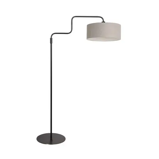 Quantità Limitata Lampada da terra Bloeba, nero/color fango, altezza 165 cm, chintz