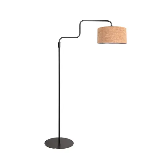 Lampada da terra Bloeba, nero/marrone, altezza 165 cm, sughero Scelto Dai Clienti
