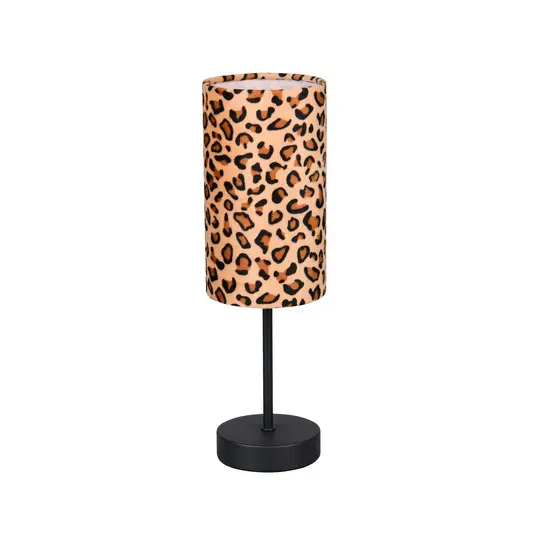 Lampada da tavolo Pardina marrone maculato/nero Altezza 37 cm Metallo Vendita Finale