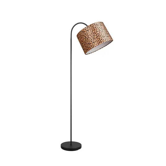 Lampada da terra Pardina marrone screziato/nero Altezza 207 cm Metallo Ultimissimo Modello