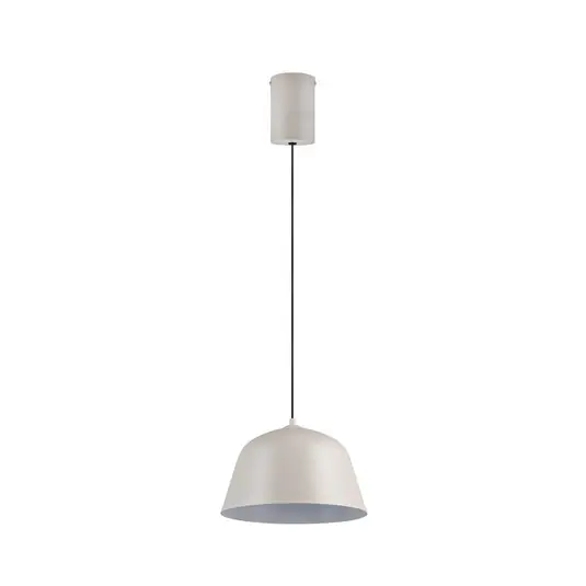 Lampada a sospensione Tova, grigio chiaro, Ø 30 cm, metallo, E27 Prezzo Ridotto