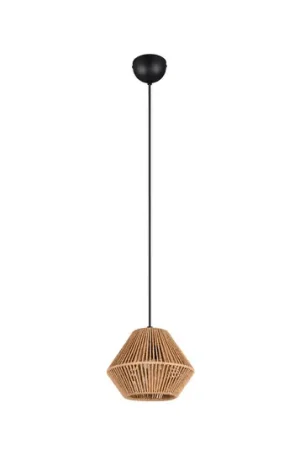 Acquista Ora Lampada a sospensione Lucille, marrone, Ø 20 cm, filo di carta, E27