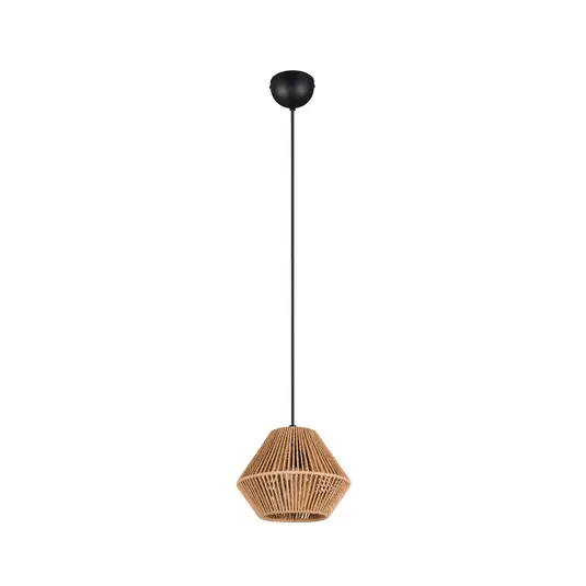 Acquista Ora Lampada a sospensione Lucille, marrone, Ø 20 cm, filo di carta, E27