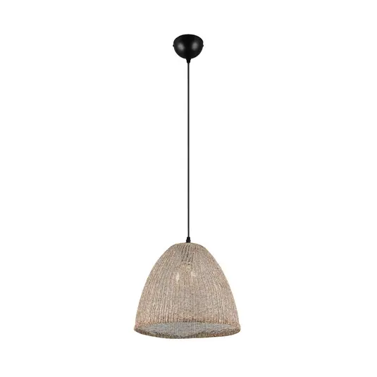 Lampada a sospensione Kibito, color crema, Ø 32 cm, tessuto, E27 Ultima Occasione