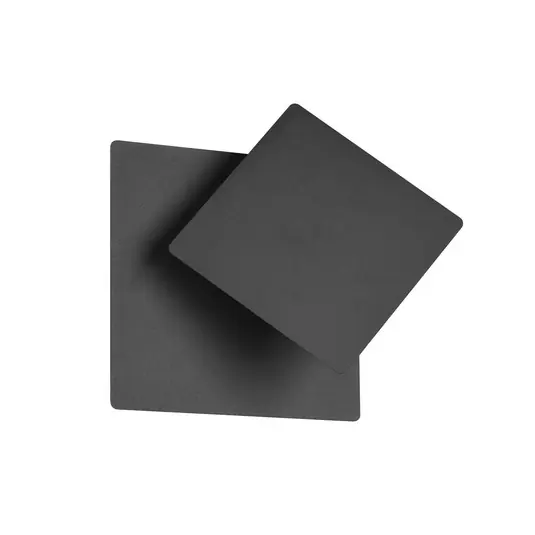Applique a LED Mio, nero opaco, larghezza 18 cm, metallo Spedito Oggi