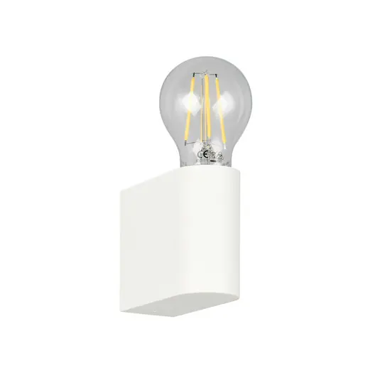 Ultima Occasione Applique per il bagno Pratella, larghezza 4 cm, bianca, plastica, IP44