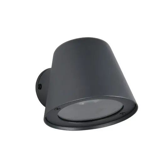 Occasione Applique da esterno Beni, nero opaco, larghezza 11 cm, metallo